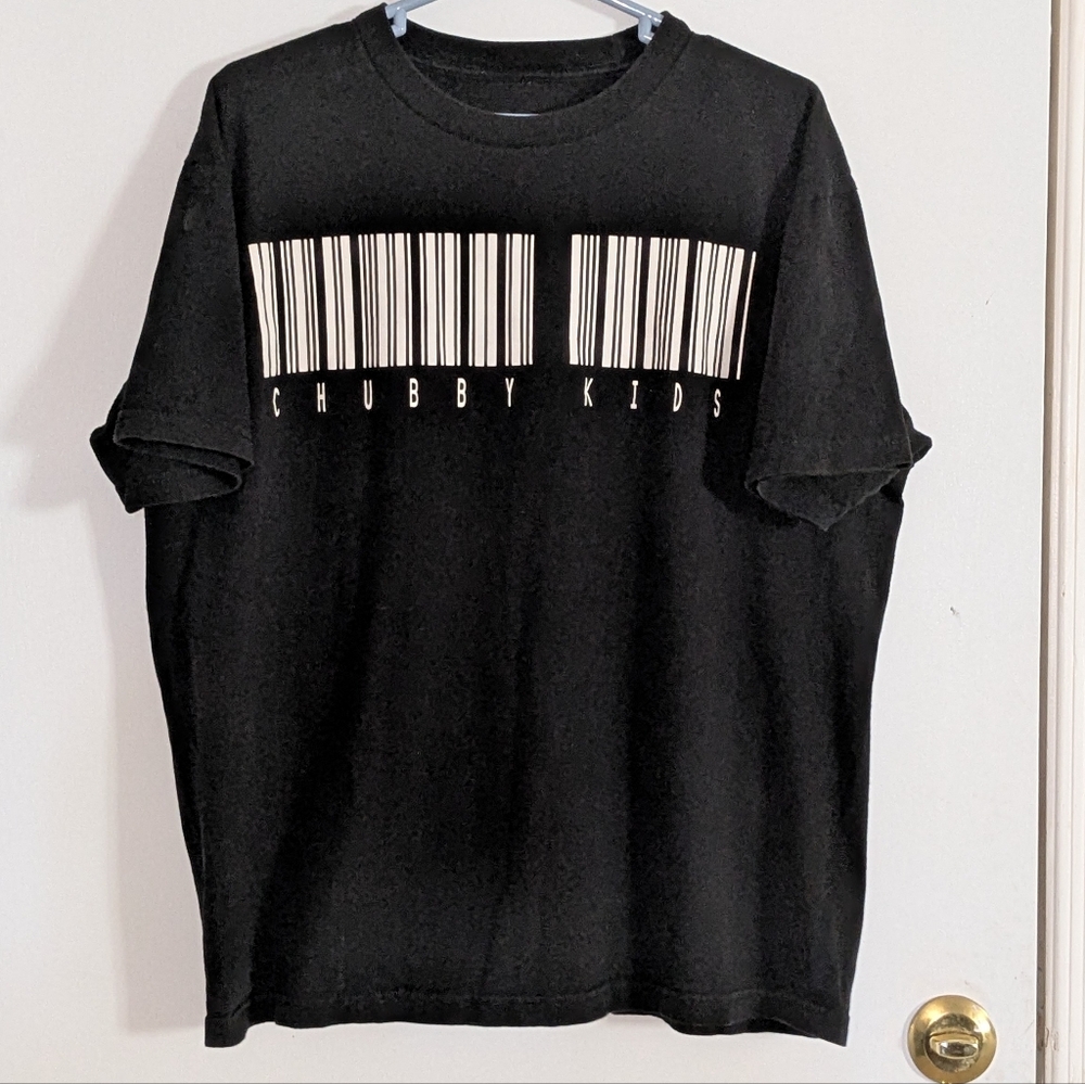 Black Short Sleeve Graphic Tee 2X